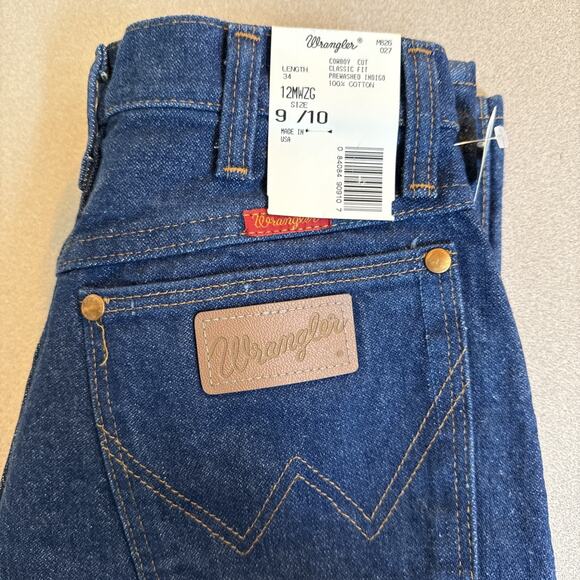 VTG Wrangler Cowboy Cut Jeans Womens Size 9/10x34 Classic Fit 90s 12MWZG New